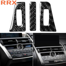 For Lexus NX 200 200t 300h Car Center Air Vent Frame Cover Stickers Driver Both Side Air Conditioner Outlet Vent Grille Strip 2024 - buy cheap