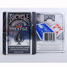 New Original Bicycle Poker Bicycle Prestige Plastic Red And Blue Dura Flex Magic Playing Cards Gift Collection 2024 - buy cheap