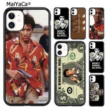 Maiyaca scarface tony montana caso do telefone capa para o iphone se 6s 7 8 plus x xr xs 11 12 13 pro max samsung galaxy s9 s10 escudo 2024 - compre barato