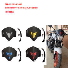 Protector de parabrisas para motocicleta, pantalla con soporte de montaje para Yamaha 2016, 2017, 2018, 2019, MT 03, MT-03, MT03 2024 - compra barato