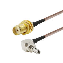 Cable de extensión SMA a CRC9 RF RG316, conector hembra SMA a CRC9 macho, engarce de ángulo recto RG316, Cable Pigtail para HUAWEI modelo 10CM-6CM 2024 - compra barato