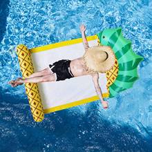 Гигантский бассейн поплавок кольцо для плавания ананас надувной матрас плавающий ряд плавательный круг пляжный бассейн вечеринка 2024 - купить недорого