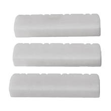 3 Pieces 8 String Mandolin Bone Slotted Nut for Mandolin Parts Accessories 2024 - buy cheap