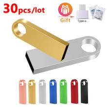 30pcs/lot PenDrive 8GB Metal Usb Flash Drive Pen Drive 32GB 64GB High Speed Cle Usb Stick 16gb Flash Memory Stick 4GB U Disk 2024 - buy cheap