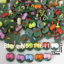 Botões parafusos em nylon 50 peças, 11mm * 12mm botões em formato de morango kawaii acessórios de costura infantil sk0202 2024 - compre barato