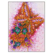 DIY5D Diamond Painting Alien Butterfly Sticker Diamond Handmade Crystal Diamond Painting Embroidery Cross Stitch Mosaic Pattern 2024 - buy cheap