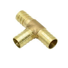 14mm 16mm T type connector Brass Tee water tube separator Tee splitter Hose adapter 30pcs 2024 - buy cheap