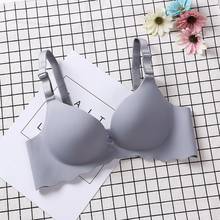 Fashion Sexy thin Cup Bras For Women Push Up Lingerie one piece Bra Wireless Bralette Intimates female Underwear A B C lady 2024 - buy cheap