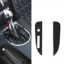 Car ABS Carbon Fiber Gear Shift Panel Cover Trims Decor Frame Stickers for Ford Mustang 2015 2016 2017 Car Styling 2024 - buy cheap