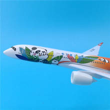 1/400 scale 20 CM Airbus 350 A350 model Sichuan Airlines captain Panda aircraft alloy die-cast aircraft for collection display 2024 - buy cheap