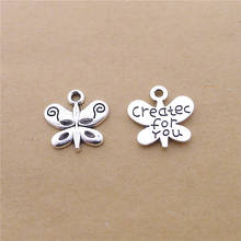 300Pcs/lot Metal Butterfly Charms 13x13MM Createc for You Animal Charms for Jewelry Making 2024 - buy cheap