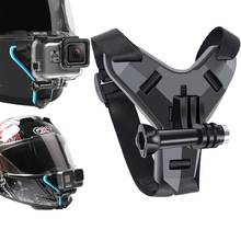 Helmet Strap Chin Mount Holder For GoPro Hero 9 8 7 6 5 4 Motorcycle Full Face Bracket For Go Pro9 SJCAM Yi Camera Accessories 2024 - buy cheap