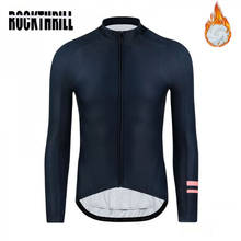 2020 winter Mens long sleeve thermal cycling jersey gray Pro DH MTB Bicycle Clothing Ropa Ciclismo Maillot warm Bike Shirt tops 2024 - buy cheap