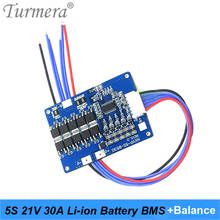 Turmera 5S 21v 30a 45a bms equilíbrio bateria de lítio placa para 18v 21v chave de fenda elétrica broca baterias e uso do dispositivo médico 2024 - compre barato