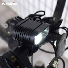 WasaFire 2 * XM-L2 светодиодный велосипедный фонарь супер яркие велосипедные фары передняя лампа MTB налобный фонарь для езды + 8800mAh 18650 аккумулятор 2024 - купить недорого