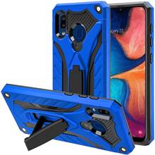 for Samsung Galaxy A20 Case Luxury Tough Silicone Armor Shockproof Stand Case Cover for Samsung A20e Case for Samsung A20S 2024 - buy cheap