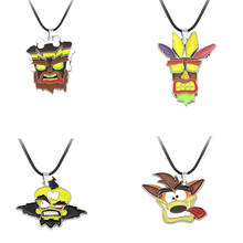 Game Jewelry Crash Bandicoot Choker Necklaces for Women Bandicoot Necklace Male Animal Necklace Collier Homme key chain gift 2024 - buy cheap