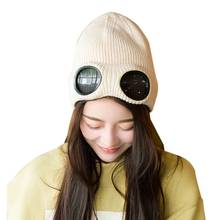 Sports Hiking Ski Cap Unisex Wool Knitted Goggles Thermal Warm Autumn Winter Heat Keeper Ear Snow Cold Protector Sports Cap 2024 - buy cheap