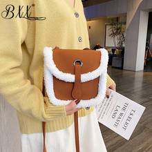 BXX Sac / 2019 Fashion Autumn Winter Luxury Women's Handbags Designer Plush Joker Ins Hairy Pack Shoulder Crossbody Bag ZA2036 2024 - buy cheap