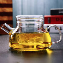 Handmade Heat-Resistant Glass teapot 700ml Thick Tea Pot Filter Chinese KungFu Tea Teapot cup Afternoon Tea Accessory 2024 - buy cheap