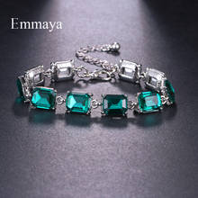 EMMAYA Fascinating Jewelry For Women Mysterious Green Color Cubic Stone Bracelet In Fahsion Party Dress-up First Choice 2024 - buy cheap
