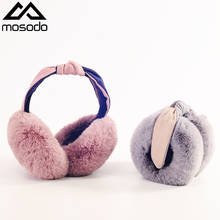 Mosodo Warm Earmuff Winter Two Color Hair Band Folding Earmuff Girl Lovely Anti Freezing Folding Earmuff 2024 - buy cheap