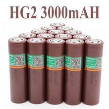 18650 hg2 bateria 3.6v fonte de alimentação 3000mah 100% novo tipo 20a descarga adequado para + níquel diy 2024 - compre barato