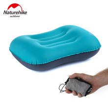 Naturehike Inflatable Air Pillow Outdoor Camping Portable Neck Pillow Travel Lumbar Cushion Soft Headrest Neck Support Backpack 2024 - buy cheap