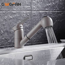 Kitchen Faucets Pull Out Sprayer Taps 360 Degree Swivel Crane Brass Wash Basin Faucet Hair Washing Gray With Dot Tap N22-091 2024 - buy cheap