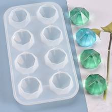 Crystal Epoxy Resin Mold Diamond Shaped Gem Necklace Pendant Casting Silicone Mould DIY Crafts Jewelry Decoration Making Tool 2024 - buy cheap