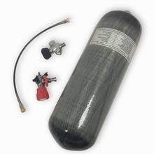 Tanque de paintball ac109301, frascos pcp 9l 4500psi, pistola de ar comprimido, cilindros de alta pressão, tanque de mergulho 2024 - compre barato