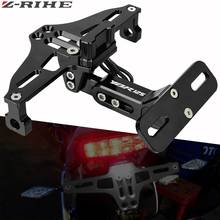 FOR Yamaha YBR125 YBR 125 2005 2006 2007 2008 2009 2010 2011-2014 Motorcycle License Number Plate Frame Holder Bracket With LED 2024 - buy cheap