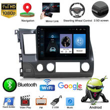 Radio con GPS para coche, reproductor Multimedia con Android 10,1, 9,1 pulgadas, MP5, estéreo, unidad principal de navegación, vídeo, para Honda Civic 2006-2011 2024 - compra barato