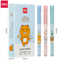 Bolígrafos Deli bonitos para la escuela, bolígrafos de Gel Kawaii de moda para oficina, papelería coreana, Material de regalo, 12 Uds. 2024 - compra barato