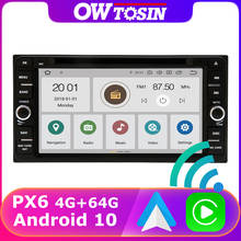 PX6 4+64G Android 10 Car DVD Media Radio GPS For Toyota RAV4 Corolla EX Vitz VIOS HILUX Land Cruiser PRADO Terios RunX 1998-2011 2024 - buy cheap