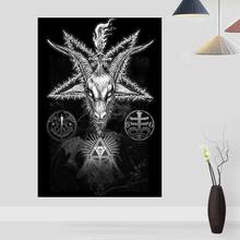 Custom Baphomet Posters Print Wall Picture FOR Living Room Decoration Silk Fabric Good Quality Wall Decor poster 2024 - buy cheap