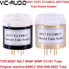 1PC Vacuum Tube CV181 6SL7 6N8P 6N9P 6SN7 TO E88CC ECC88 6DJ8 6N2 6922 DIY Audio Vacuum Tube Amplifier Convert Socket Adapter 2024 - buy cheap