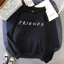 Sudadera con capucha de la serie de Tv Friends para mujer, ropa con estampado de dibujos animados Harajuku, Ullzang, Friends, Vintage, Anime 2024 - compra barato