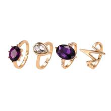 13pcs/set Retro Flower Ring Women Geometric Knuckle Rings Jewelry Girls Lady anillos mujer anel feminino Dropshipping 2024 - buy cheap