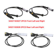 4pcs 34521163027 34521163028 Front & Rear Left & Right ABS Wheel Speed Sensor For BMW E36 323i 323is 328i 325i 325is 2024 - compre barato