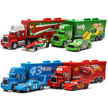 Disney-coches Pixar de juguete para niños, modelo de coche de Rayo McQueen, Jackson Storm, tío Mack, camión 1:55, regalo 2024 - compra barato