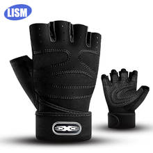 Lism-luvas de ciclismo, para a estrada, mtb, montanha, bike, bicicleta, metade dos dedos, masculino, verão, academia, antiderrapante 2024 - compre barato