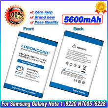 LOSONCOER-batería EB615268VU para Samsung Galaxy Note N7000, batería i717, i889, i9228, N7005, T879, N7102, N7108, N719, I9220, 5600mAh 2024 - compra barato