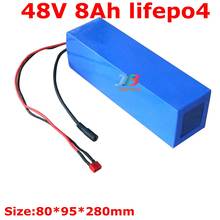 Lifepo4 48v 8ah battery 48V lithium bateria with BMS for 350W 450W Mountain bike bicycle Snowmobile scooter + 2A charger 2024 - buy cheap