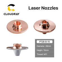 Cloudray Bulge Laser Nozzles Single Layer Chrome-Plating Double Layers Caliber 0.8-4.0 D28 H11 H15 M11 for Precitec Cutting Head 2024 - buy cheap