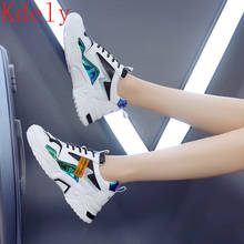New Sneakers Women 2020 Breathable Mesh Casual Shoes Female Fashion Sneaker Lace Up High Leisure Women Vulcanize Shoe Platform 2024 - buy cheap