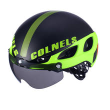 54-58CM Aero helmet tt time trial cycling helmet for men women race road bike helmet with lens Casco Ciclismo bicycle equipment 2024 - buy cheap