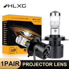 Лампы светодиодные HLXG для автомобильных фар, H7, H4, HB3 9005, HB4 9006, H11, H8 2024 - купить недорого
