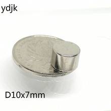 20PCS/LOT Neodymium magnet 10*7  disc rare earth magnet  N35 strong NdFeB magnet 10 x 7 magnetic material 10x7 2024 - buy cheap