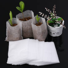 50/100pcs Different Sizes Biodegradable Non-woven Nursery Bags Plant Grow Bags Fabric Seedling Pots Aeration Planting Bags 2024 - buy cheap